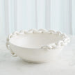 Global Views Catena Matte White Vase and Bowl