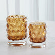 Global Views Thousand Eye Vase-Amber-Lg