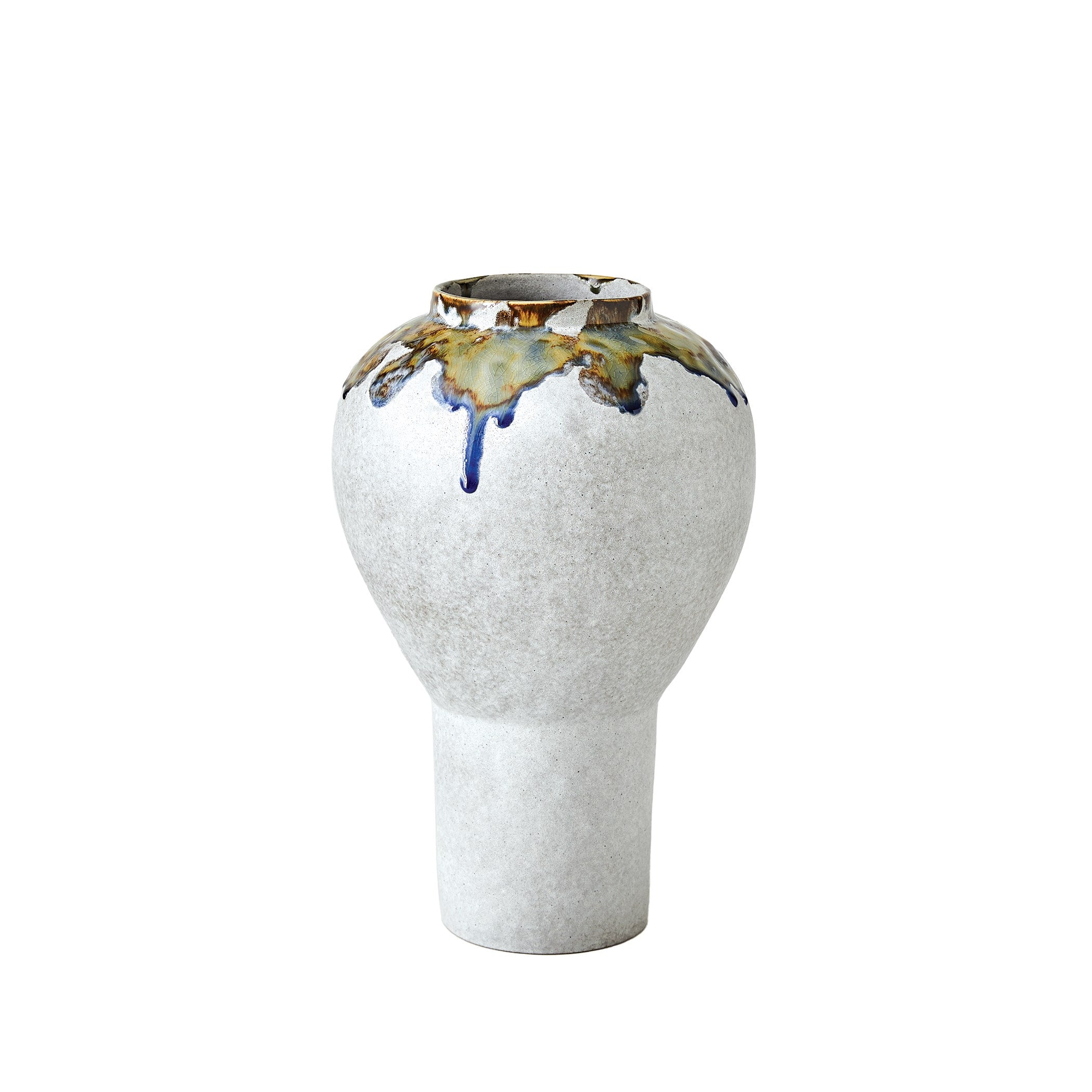 Global Views Volcan Grey/Reactive Green Vases and Jars