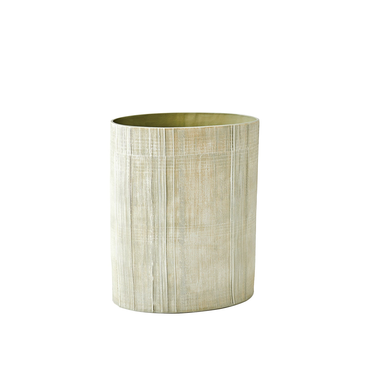 Global Views Cross Hatch Vase Celery