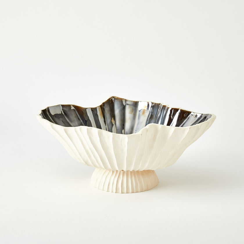Global Views Folha Footed Bowl
