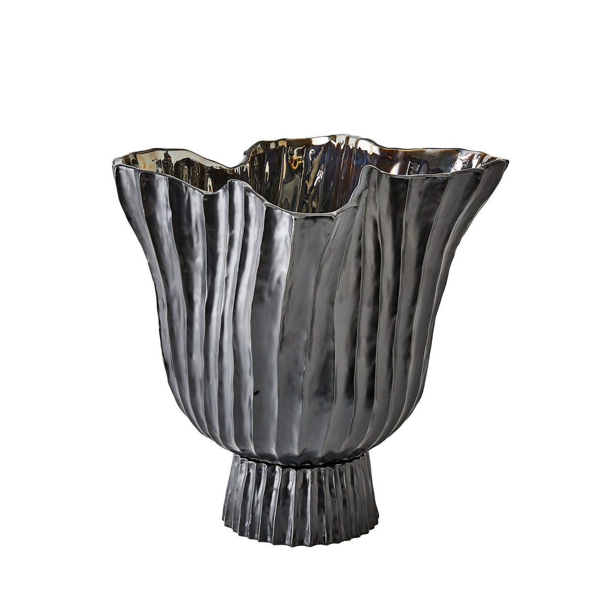 Global Views Folha Footed Vase