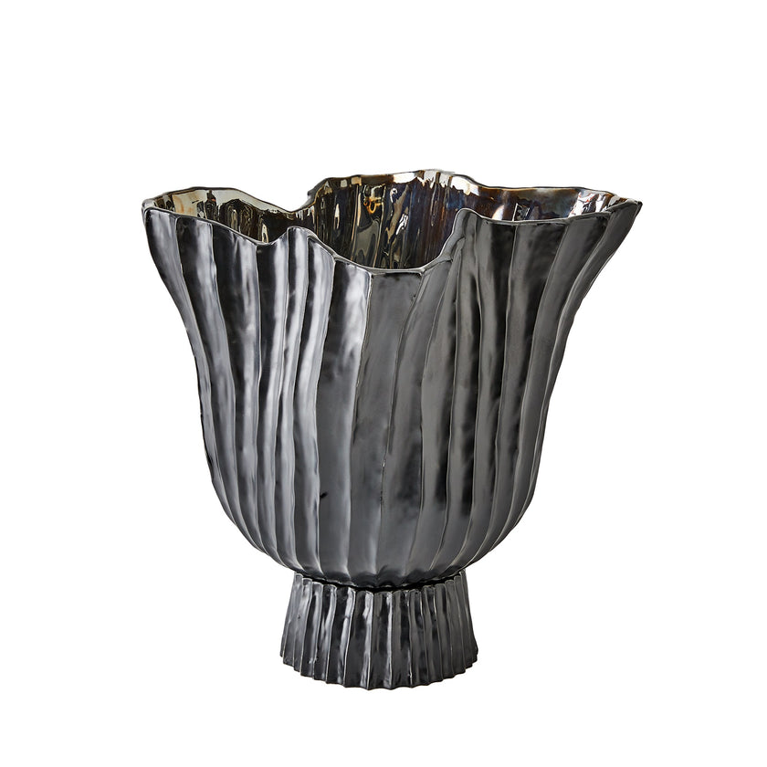 Global Views Folha Footed Vase