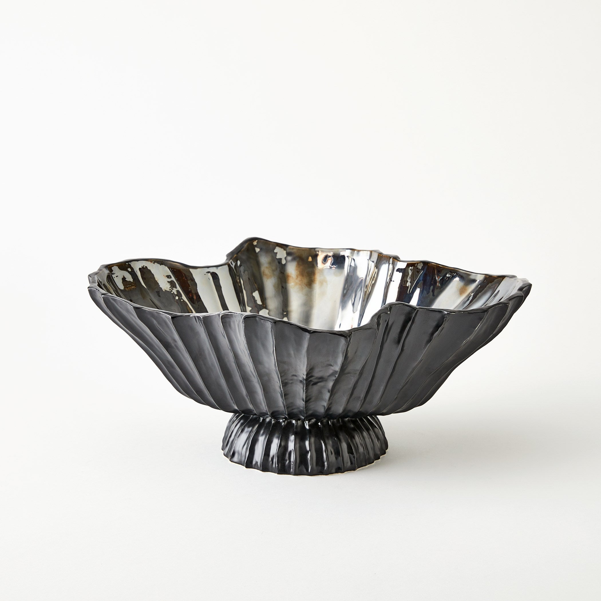 Global Views Folha Footed Bowl