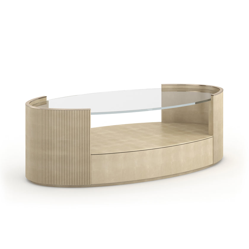 Caracole Classic Love Oval Cocktail Table