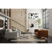 Feizy Kimball 8A36F Transitional Trellis & Lattice Rug in Ivory/Gray/Tan