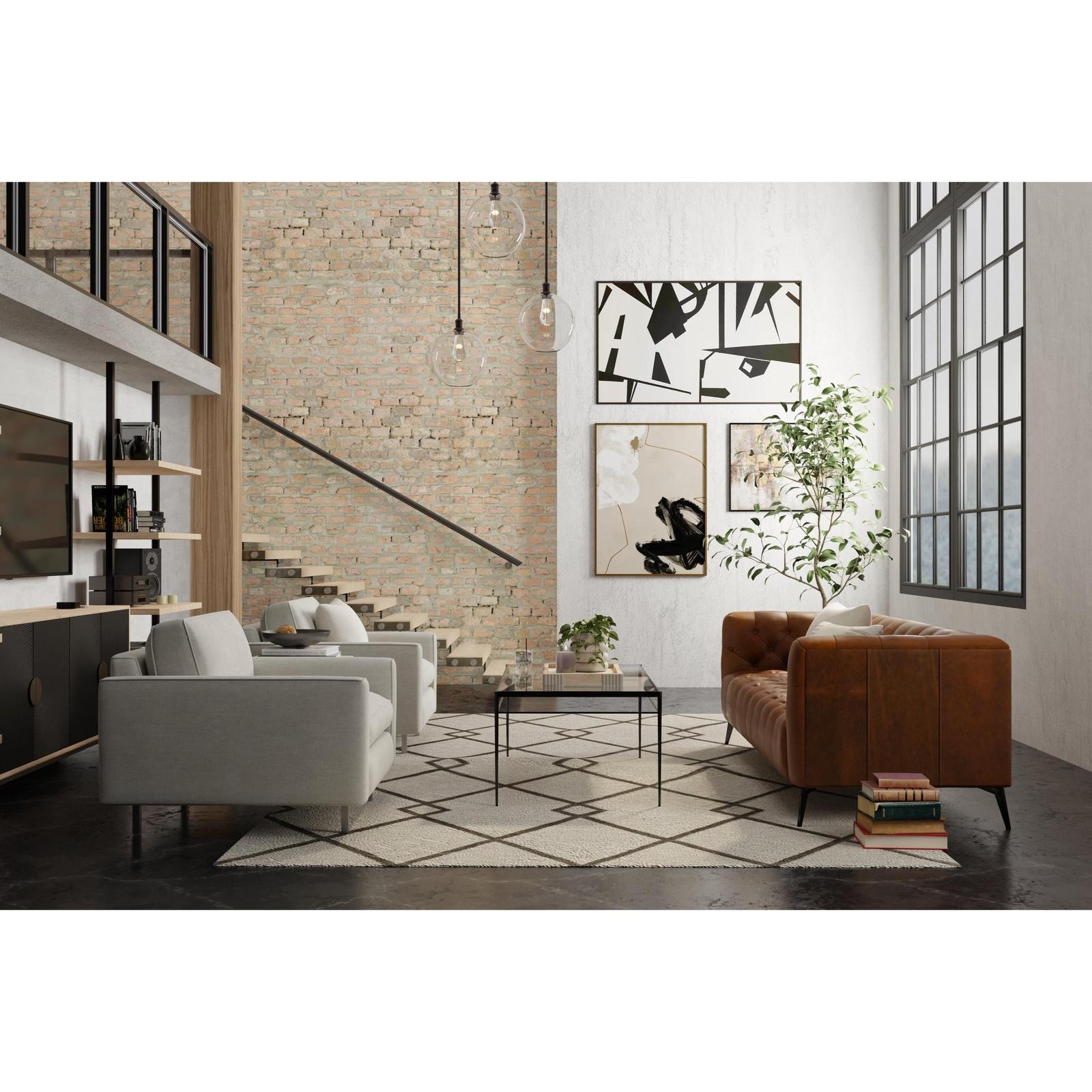 Feizy Kimball 8A36F Transitional Trellis & Lattice Rug in Ivory/Gray/Tan