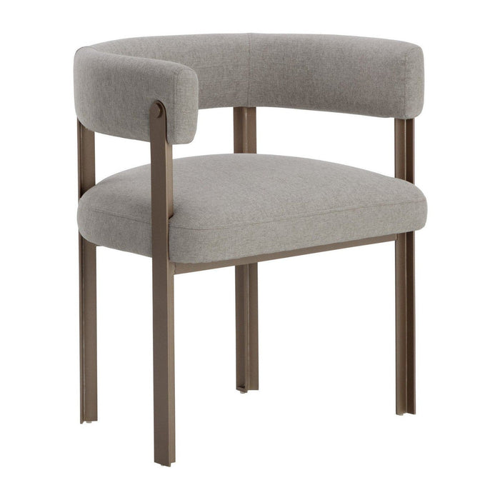 Sunpan Mae Dining Armchair - Ernst Sandstone