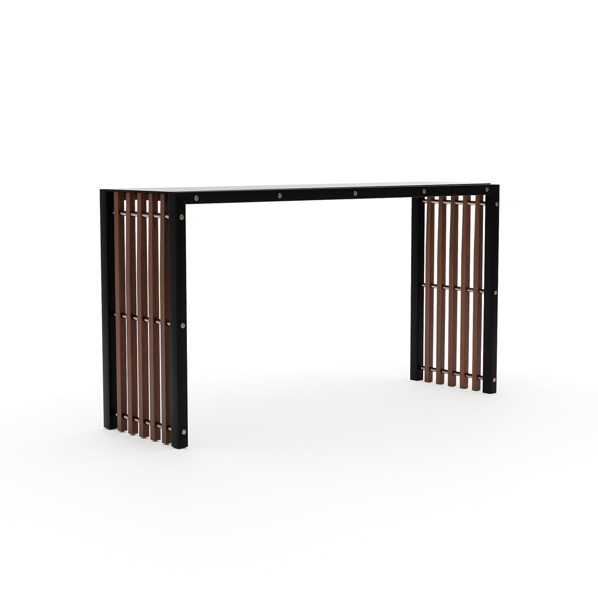 Caracole Pinstripe Dark Console Table