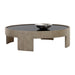 Sunpan Brunetto Coffee Table - Large - Ash Grey