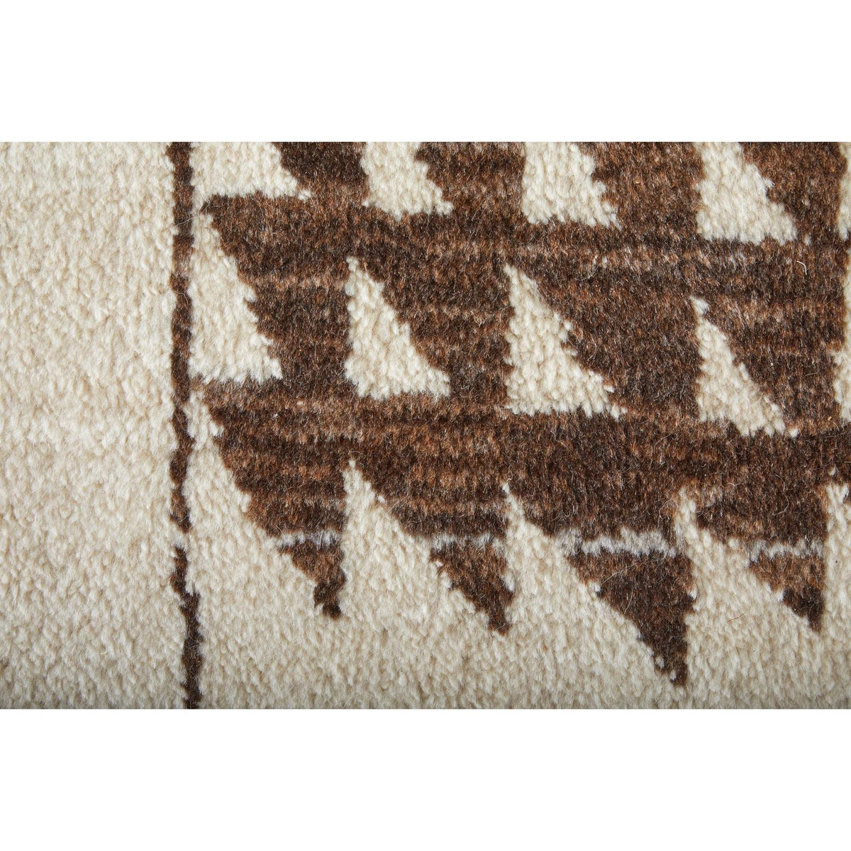 Feizy Agape 69H7F Modern Abstract Rug in Ivory/Brown