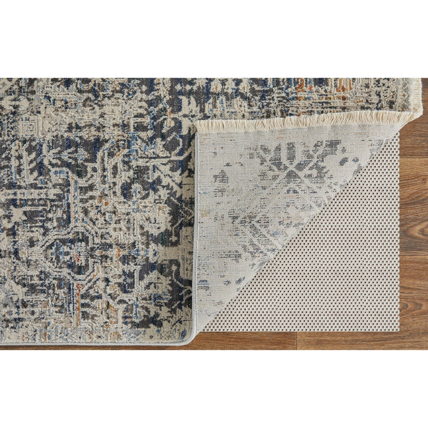 Feizy Kaia 39HUF Transitional Distressed in Ivory/Gray/Taupe