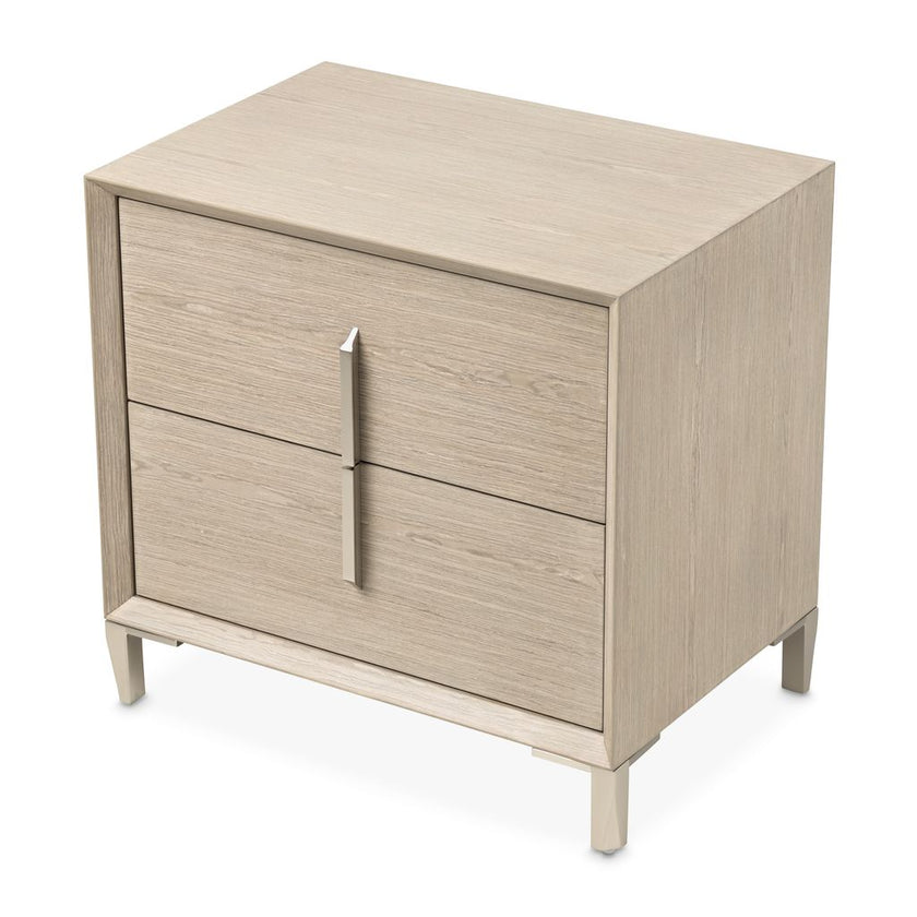 Michael Amini Lotus Bay Large Nightstand - Sand