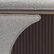 Michael Amini West Kensington Loveseat - Buff/Medium Espresso