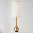Global Views Brushed Brass Bulb Vase Table Lamp