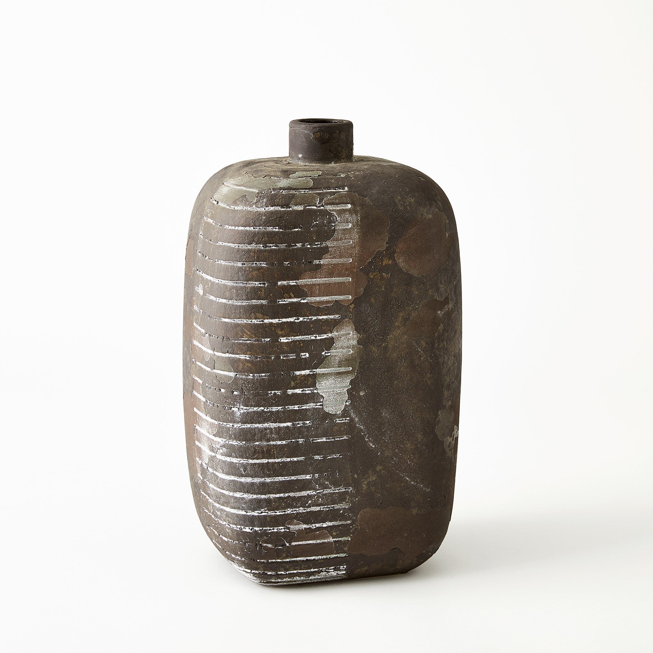 Global Views Lantern Vase Soot