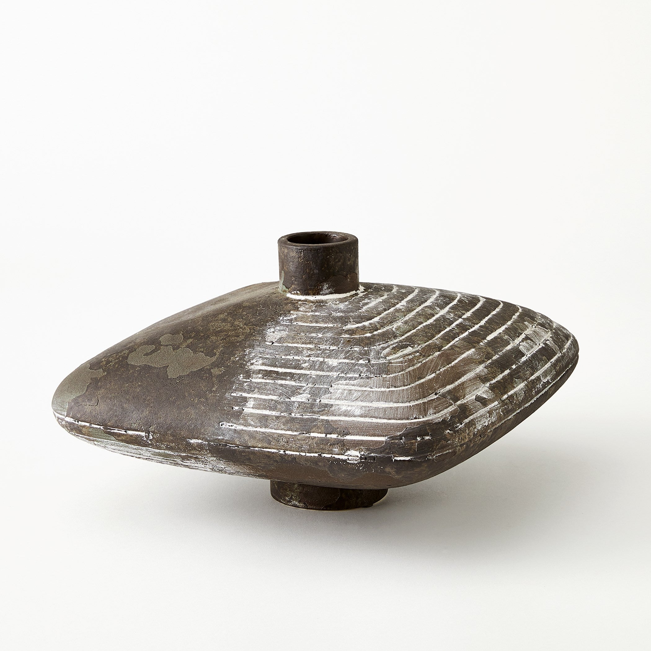 Global Views Lantern Vase Soot