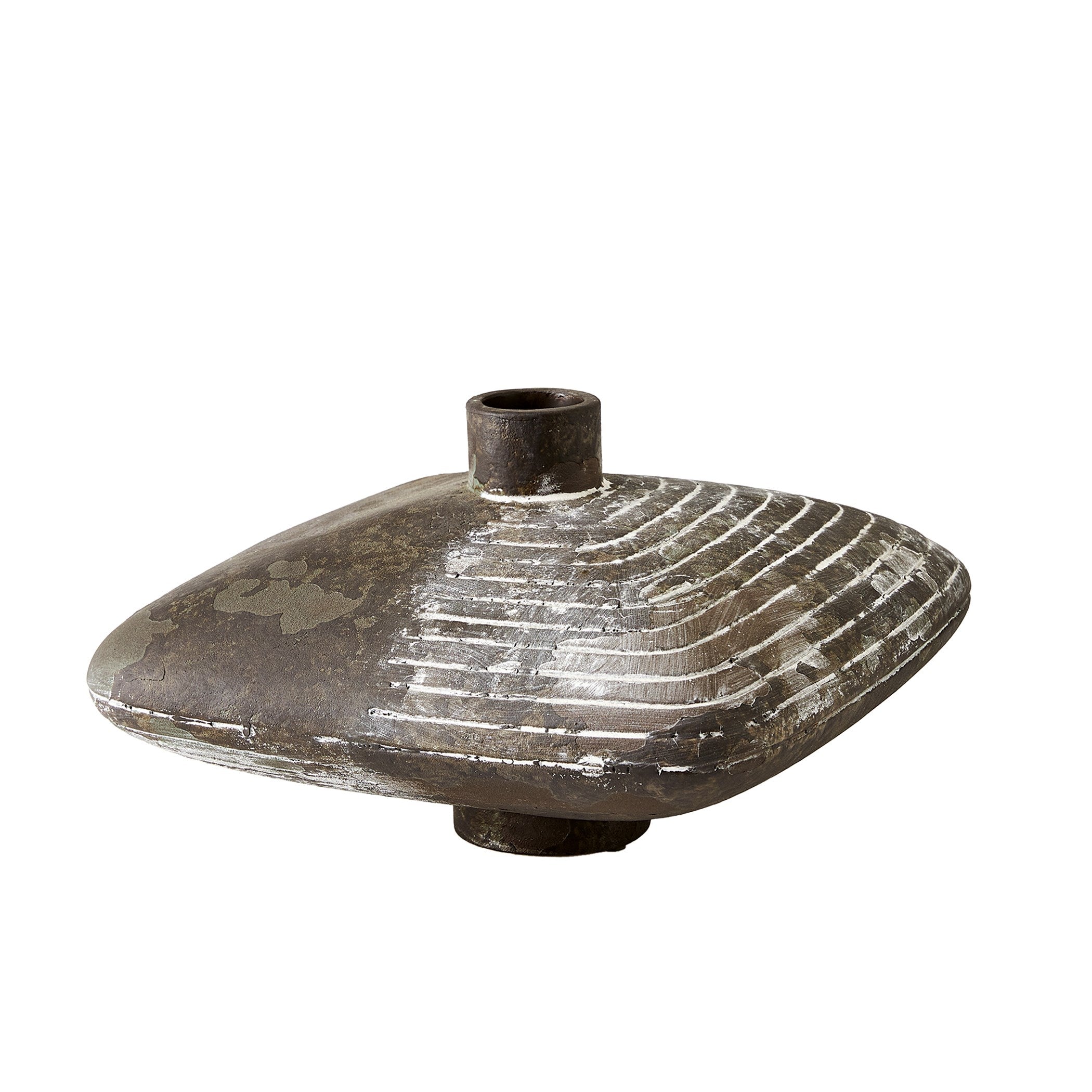 Global Views Lantern Vase Soot