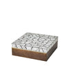Global Views Eggshell Box Antique Gold Leaf