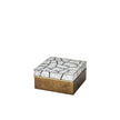 Global Views Eggshell Box Antique Gold Leaf