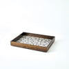 Global Views Eggshell Tray Antique Gold Leaf
