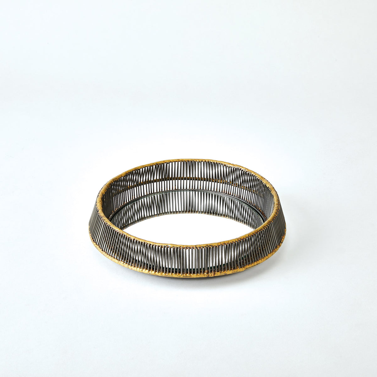 Global Views Whipped Wire Tray/Mirror
