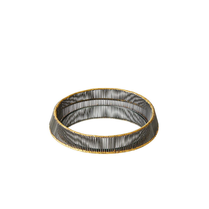 Global Views Whipped Wire Tray/Mirror
