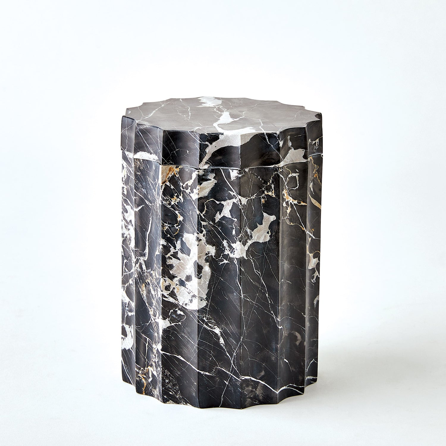 Global Views Ionic Jar-Golden Portoro-Lg