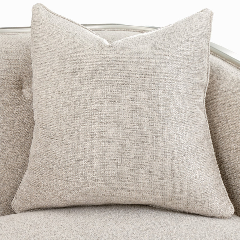 Michael Amini Camden Court Sofa - Flax/Platinum