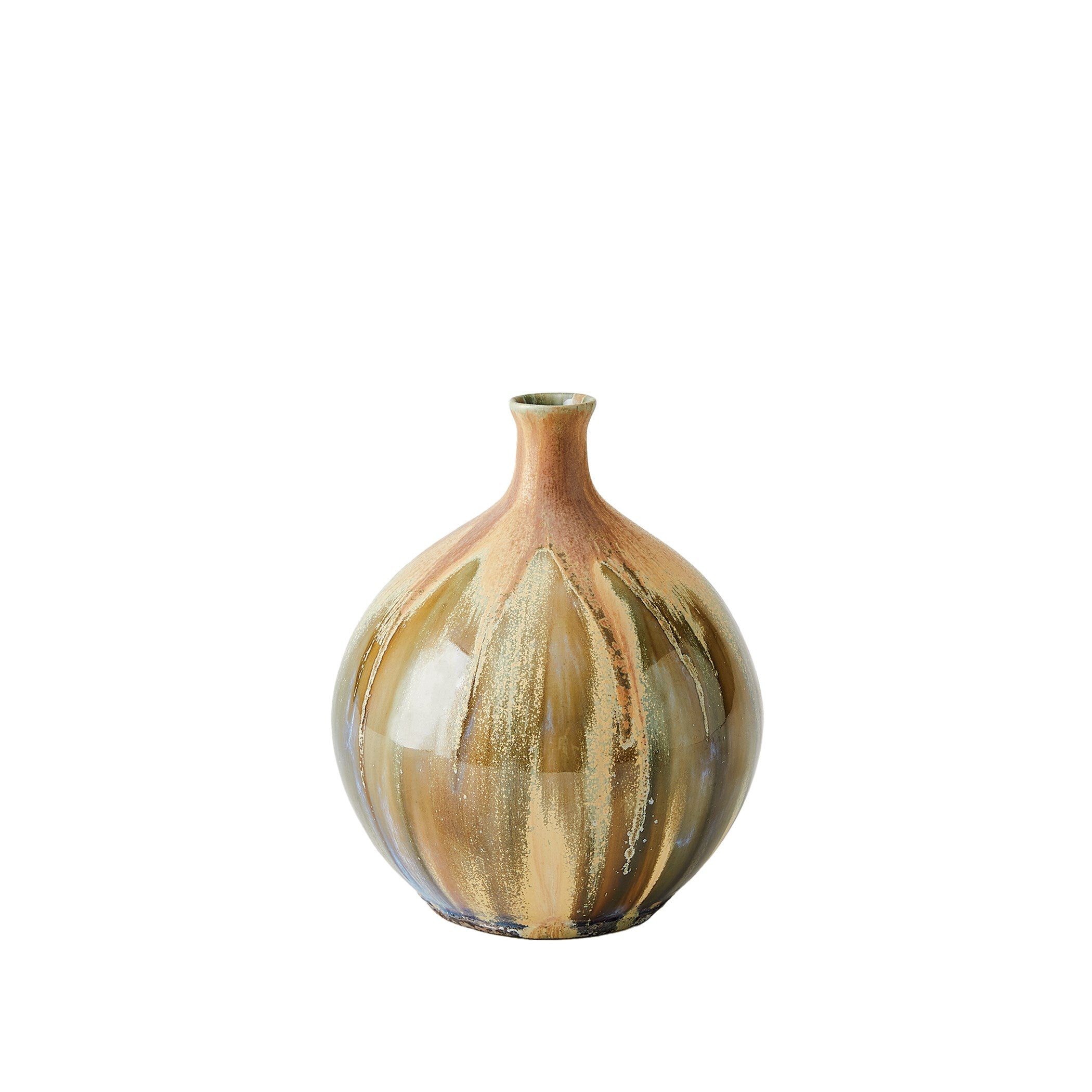 Global Views Magma Bottle Reactive Tan
