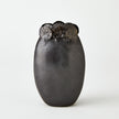 Global Views Sand Dollar Vase Black