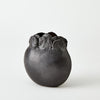 Global Views Sand Dollar Vase Black
