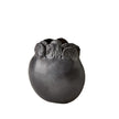 Global Views Sand Dollar Vase Black