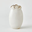 Global Views Sand Dollar Vase White