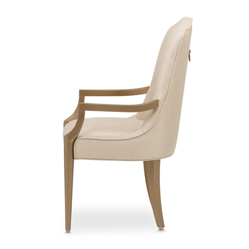 Michael Amini Malibu Crest Dining Arm Chair