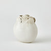 Global Views Sand Dollar Vase White