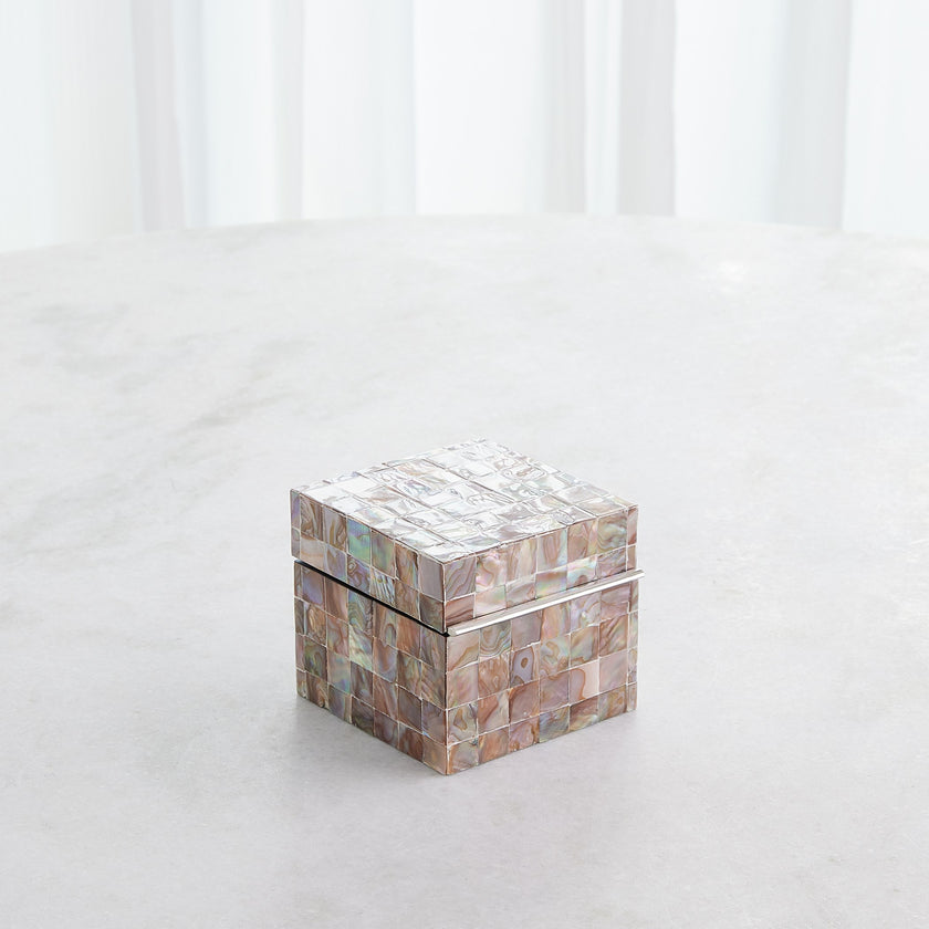 Global Views Mother Of Pearl Box