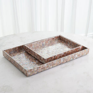 Global Views Mother Of Pearl Tray