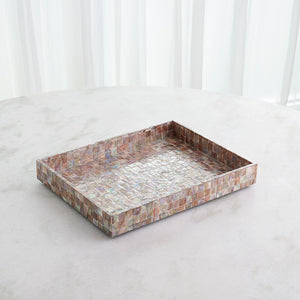 Global Views Mother Of Pearl Tray