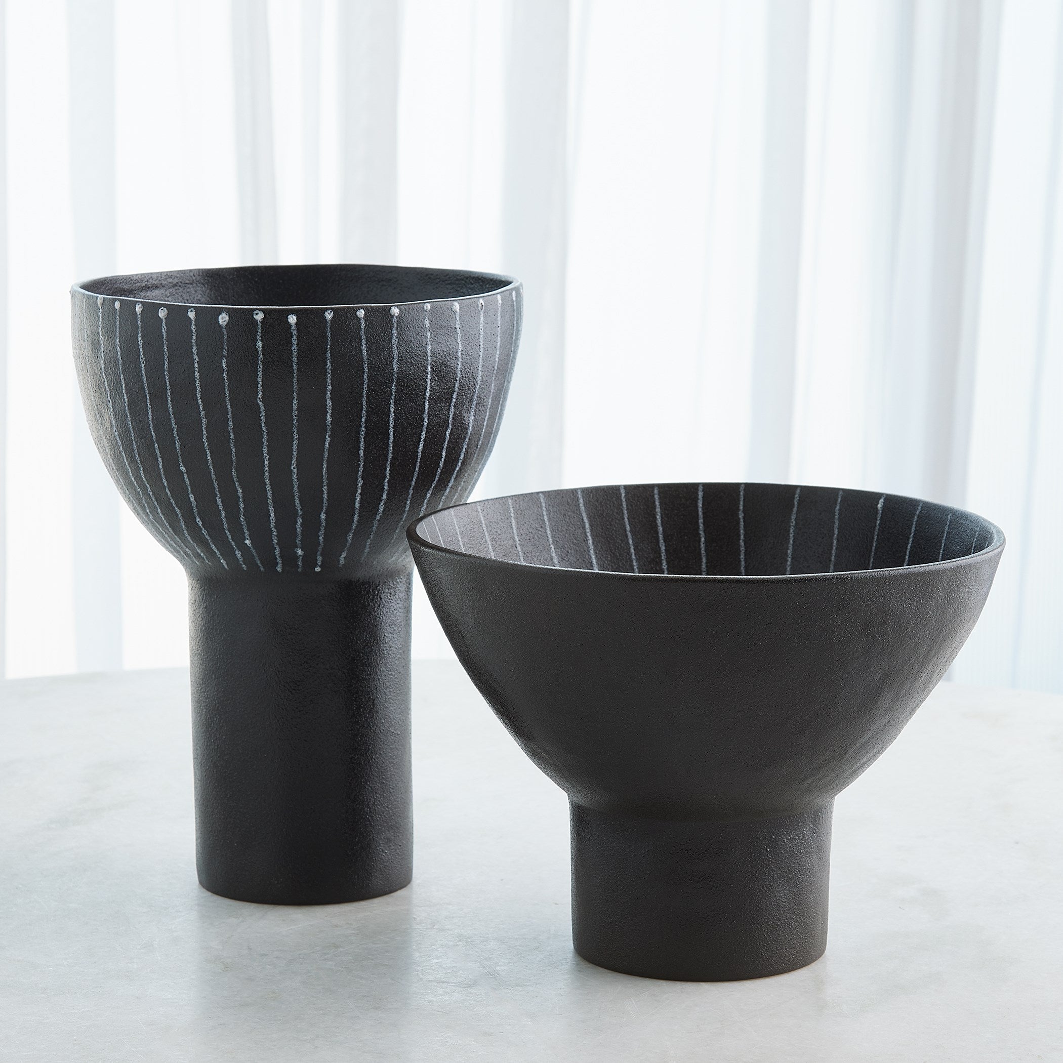 Global Views Cinder Footed Bowl