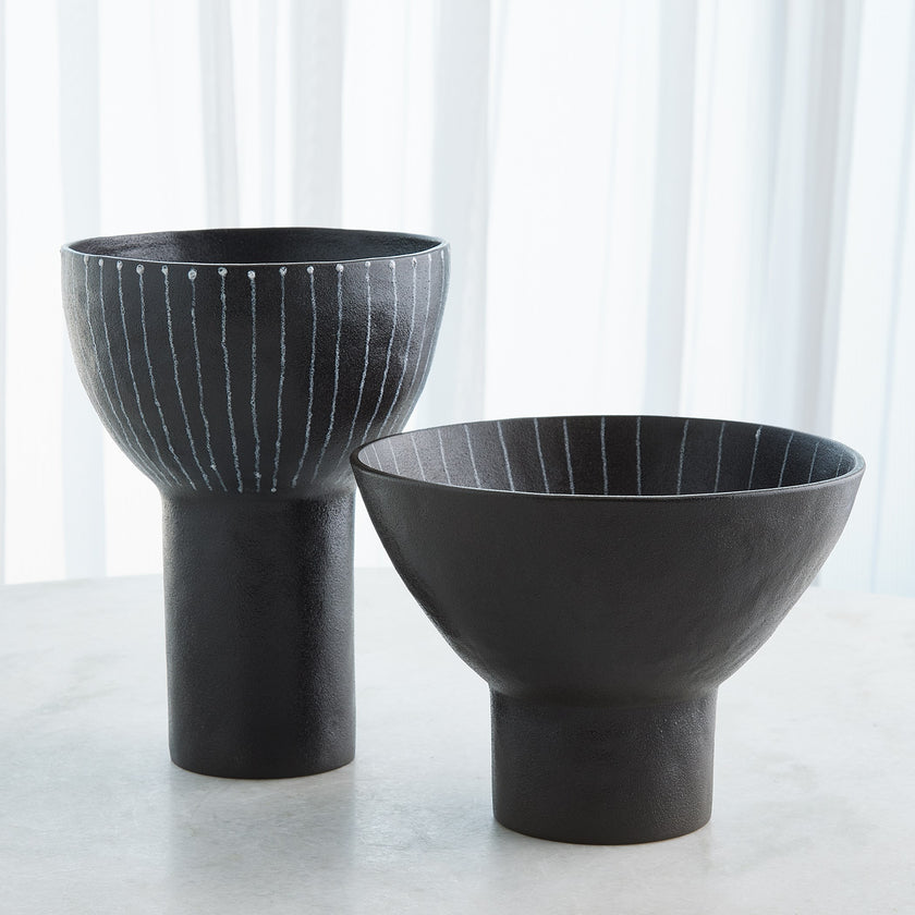 Global Views Cinder Footed Bowl