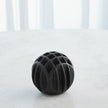 Global Views Bud Ball Vase Matte Black