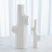 Global Views Tiered Trunk Vase Matte White