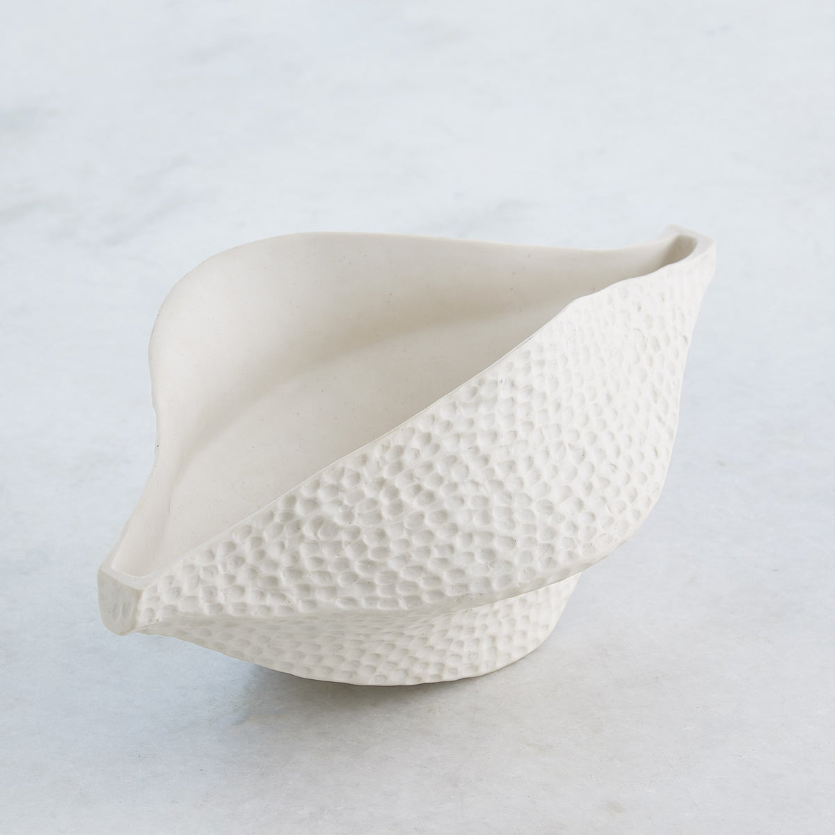 Global Views Porcelain Pod Matte White