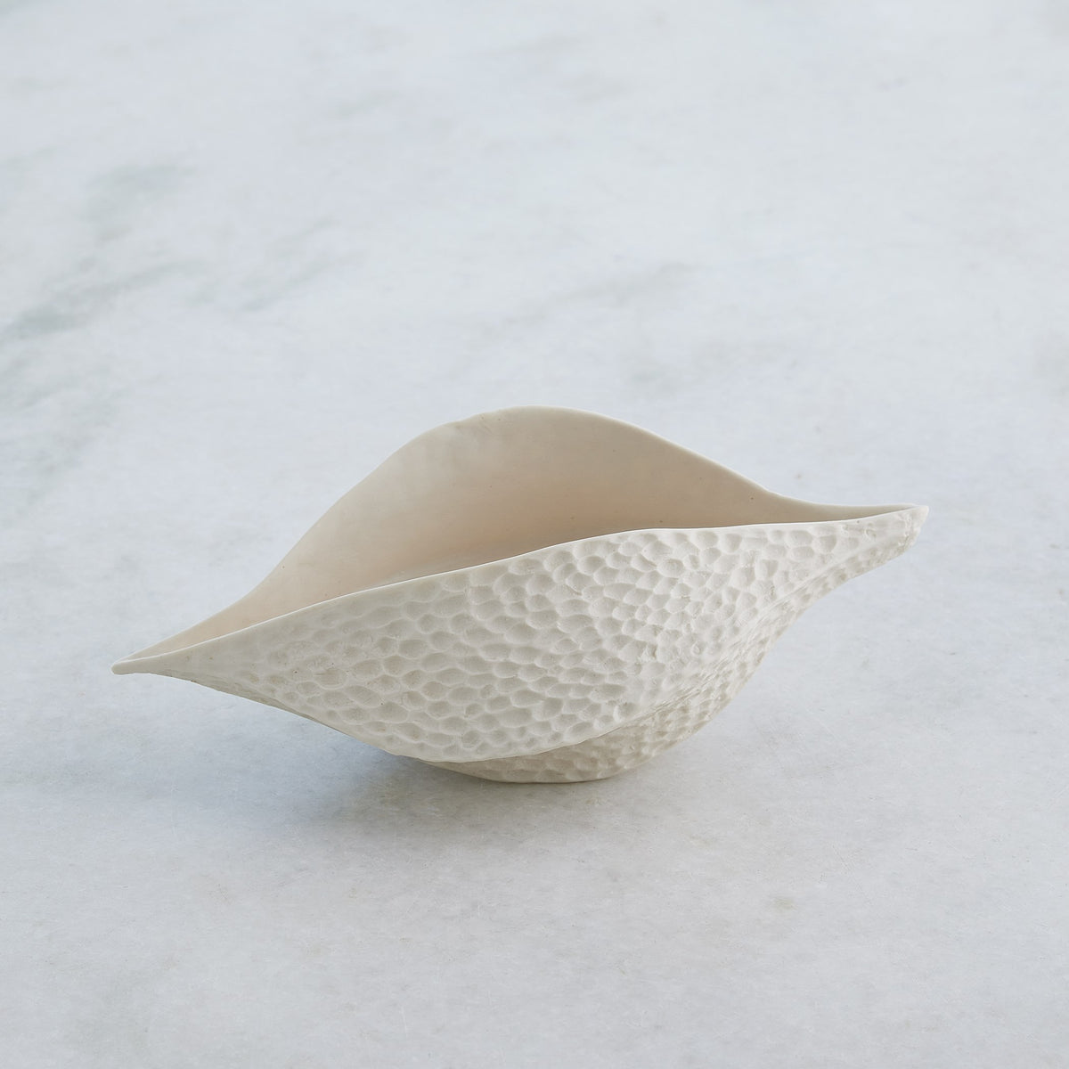 Global Views Porcelain Pod Matte White