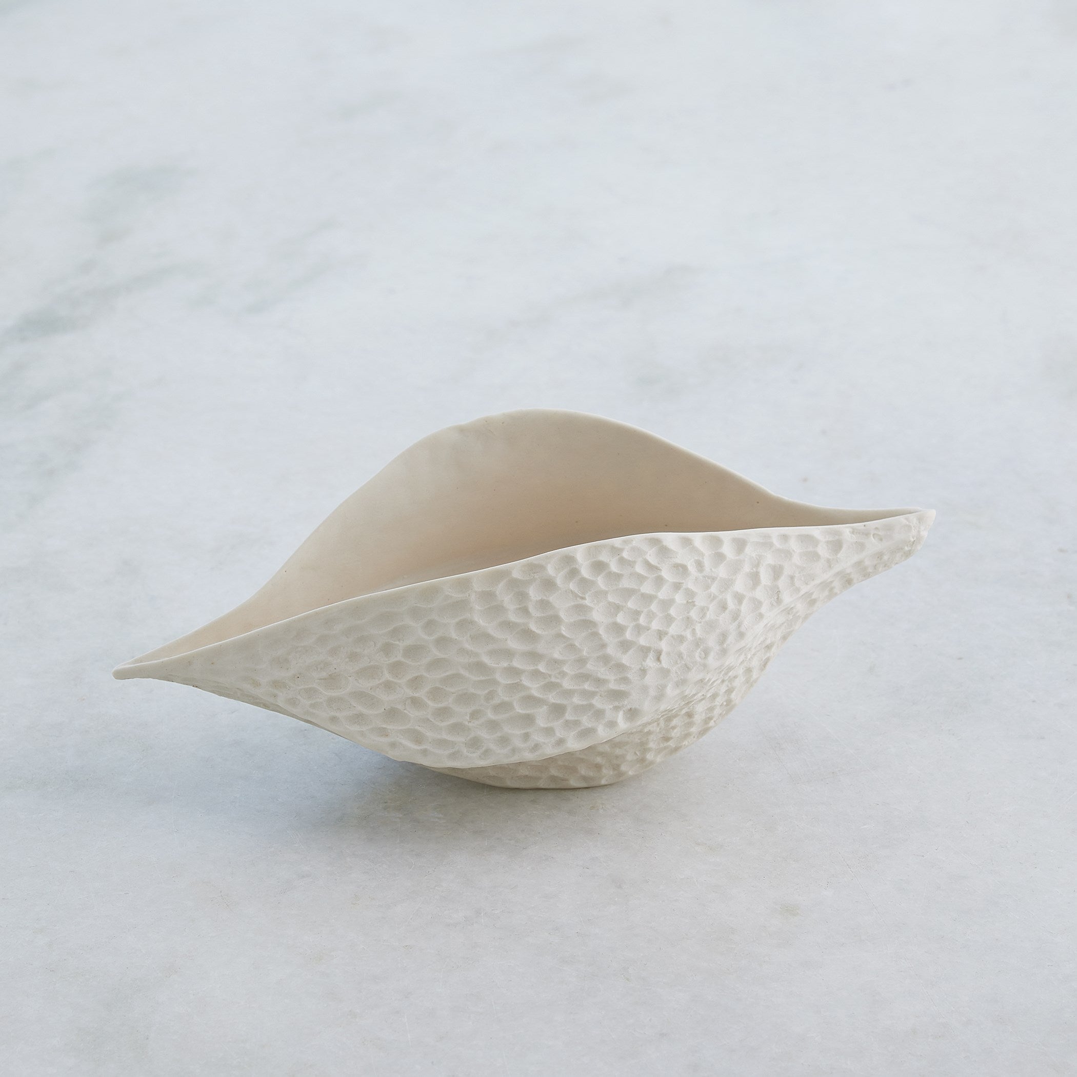 Global Views Porcelain Pod Matte White