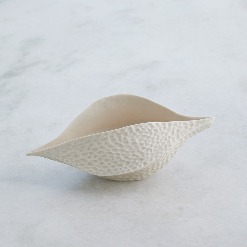 Global Views Porcelain Pod Matte White