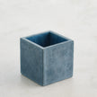 Global Views Posh Pencil Cup Dusty Blue Suede
