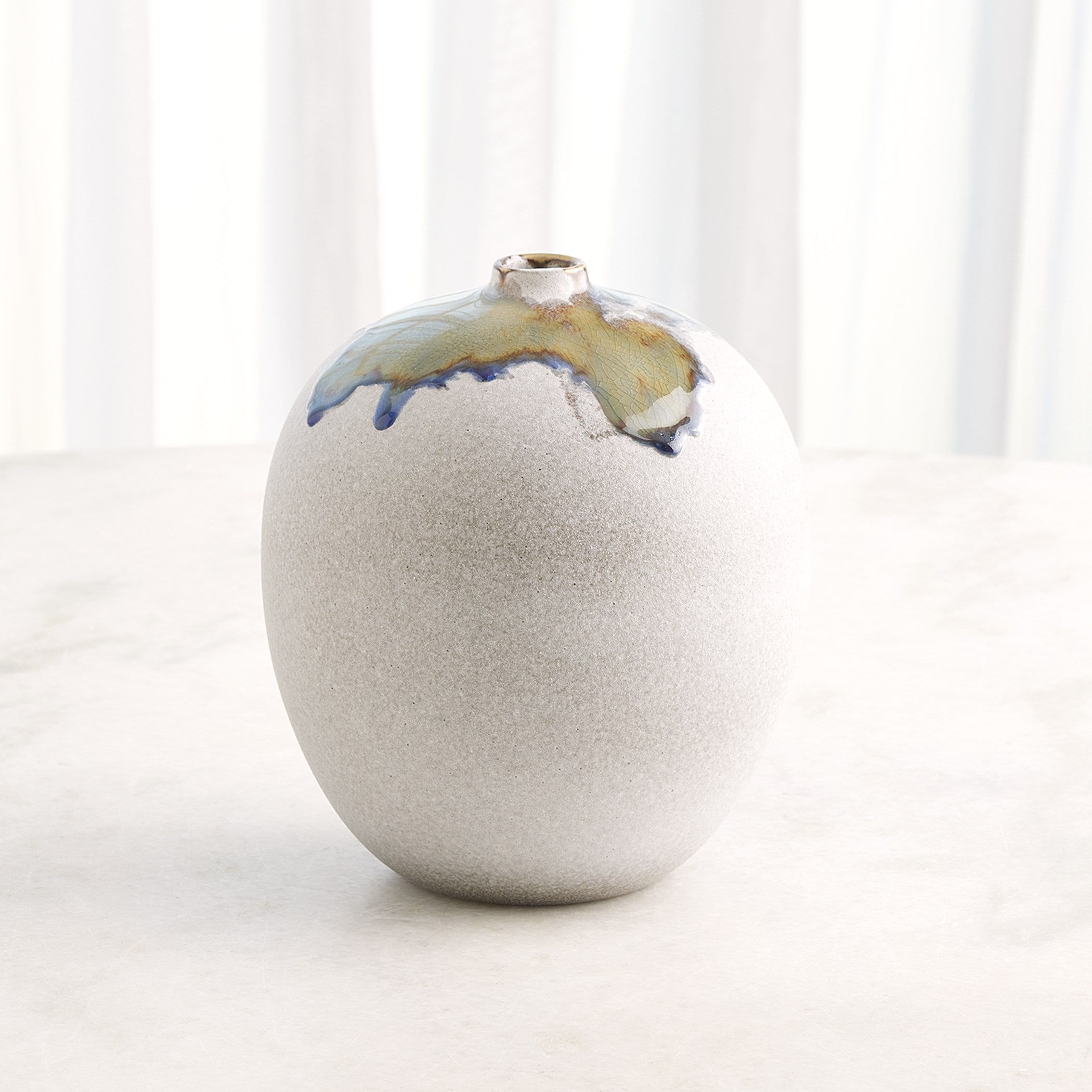 Global Views Volcan Grey/Reactive Green Vases and Jars