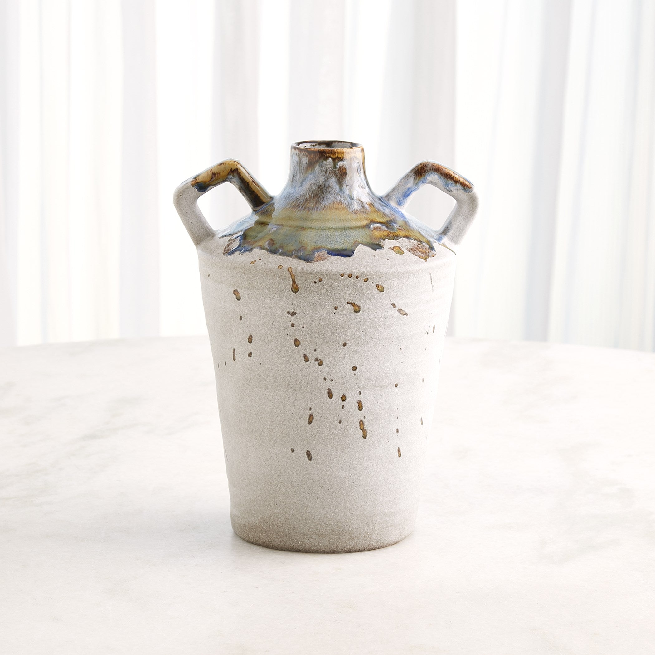 Global Views Volcan Grey/Reactive Green Vases and Jars
